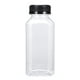 thumbnail image 2 of Hogar y cocina, botellas de plástico para jugos, reutilizables, transparentes, con tapas para jugos, té, leche, agua, almacenamiento en el refrigerador., 2 of 6