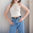 thumbnail image 4 of JASGOOD Women Leather Belts Western Cowgirls Belt with Gold Buckle, 4 of 8