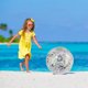 thumbnail image 5 of Pelota De Playa Inflable Con Purpurina. Pelota De Playa Inflable Con Purpurina. Pelotas de playa de juguete de 23,6 pulgadas, globos de pelota de playa de juguete para fiestas de verano (plata), 5 of 5
