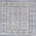 thumbnail image 1 of Unique Loom 3138304 4 x 4 ft. Aigen Salzburg Square Rug, Gray, 1 of 1