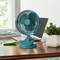thumbnail image 6 of Mainstays 6-inch New Desktop or Clip-on AC Electric Personal Indoor Fan with 2 Speeds, Cool Water, 6 of 8