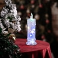 thumbnail image 2 of MERILER Starlight Simulation Electronic Candle Light - Battery-Powered, Romantic Decorative Night Light for Bedroom, Bedside, and Home Décor, 2 of 6