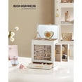 thumbnail image 2 of Joyero SONGMICS Organizador de 5 capas con 3 cajones laterales, 2 of 8