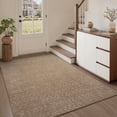 thumbnail image 3 of Area Rug x Rugs for Living Room Bedroom High Low Textu Jacquard Boho Neutral Carpet - Non Slip Machine Washable Rug Dining Nursery Living Room Farmhouse Rug, 3 of 6
