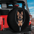 thumbnail image 3 of Lotusprinthandmade German Shepherd Dog Cute Animals Collection Zipper Pattern Spare Tire Cover With Backup Camera Hole 6 Sizes, 3 of 8