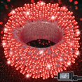 thumbnail image 1 of Cadena de luces LED LJLNION, 98,5 pies, 300 LED rojas, impermeables, 110 V, 1 of 8