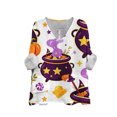 thumbnail image 5 of IMENGL Long Sleeve Shirts for Women Casual Halloween Print Lightweight Blouses Art Print V Neck Loose Basic Womens Long Sleeve Top,M-XXL, 5 of 6