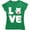 Green, variant on Distressed Love Cat Kitten Animal Pet Lover Women's Gift T-Shirt