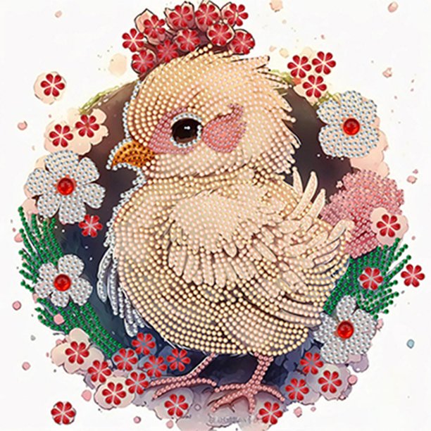 Pintura de diamante 5D DIY Parcial en forma especial Taladro Pollo Decoración para el hogar (YXC492) Hugtrwg Para estrenar