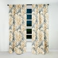 thumbnail image 2 of Designart "Elegant Driftwood In The Tropics" Tropical Curtain Panels, 2 of 6
