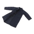 thumbnail image 1 of Gabardina para ropa de muñeca, figura masculina a escala 1/6, elegante, cortavientos con figuras de acción para accesorio de figuras de acción de 12 Azul oscuro, 1 of 8