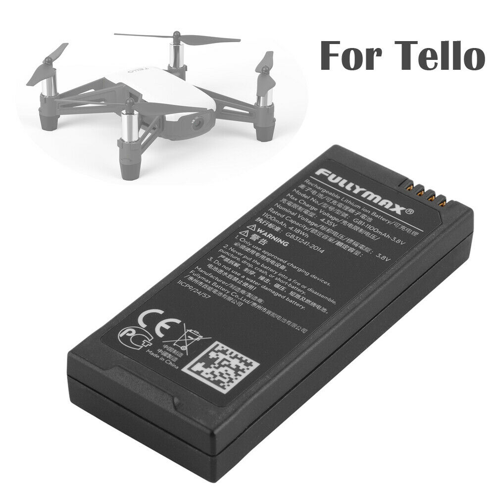 Intelligent Flight Battery 1100mAh 3.8V for DJI Tello Hobby Quadcopter