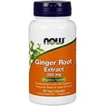 thumbnail image 1 of Suplemento NOW Foods Extracto de raíz de jengibre 250 mg 90 cápsulas, 1 of 3