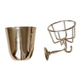 thumbnail image 5 of Wall Vase for Flowers, Boho Metal Hanging Vessel, Versatile Organizer Wall Decor for Home Living Room, Bedroom, Bathroom & Kitchen, Office, 5 of 8