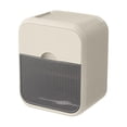 thumbnail image 3 of Caja de almacenamiento de papel higiénico, caja de papel para rollo de baño, ahorro de espacio, portarrollos de papel con estante para teléfono para Macarena Cubierta de tejido, 3 of 8