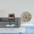 thumbnail image 2 of Estuche de pañuelos de escritorio,Caja de pañuelos faciales de madera estilo retro,Escultura colgante de pared,Decoración de pared metálica para sala de estar,dormitorio y exteriores,Disco, 2 of 8