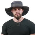 thumbnail image 4 of Fishing Sun Hat Boonie Hat Breathable Wide Brim Beach Sun Hat for Men Women Outdoor UPF 50+ Sun Protection Mesh Safari Cap for Travel Fishing Hiking Camping, 4 of 8