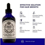 OMS Organic Modern Solution 4 oz. Hair Loss/Healing Treatment Oil, Grows Hair, Reduces Hair Loss, clean beauty, natural, Conditioning, Reduce frizz, rosemary oil, castor oil, amla, Hair thickening