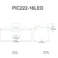 thumbnail image 2 of Dainolite 20W Picture Light, SC w/ Frosted Glass, 2 of 4