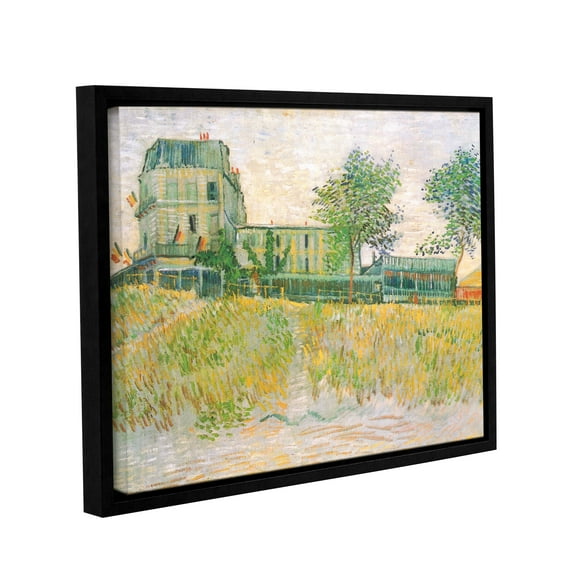 The Restaurant de la Sirene, Asnieres Gallery Wrapped Floater-framed Canvas