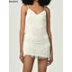 thumbnail image 5 of Vestido corto de tubo con flecos para mujer, con borlas minivestido Sexy, escote en V, Espalda descubierta, para fiesta, baile de salón, Samba, 2024, 5 of 7