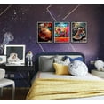 thumbnail image 3 of 3pcs Basketball Graffiti Canvas Wall Art Retro Abstract Graffiti Teen Wall Decor Pictures Basketball Court Sneakers Posters Prints Paintings for Teen Boys Living Room Bedroom（Only canvas）, 3 of 6