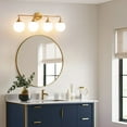 thumbnail image 3 of Bathroom vanity lights gold 4 light modern vanity light fixtures, 3 of 5