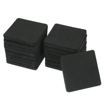 Uxcell 3.5 Inch Felt Furniture Sliders, 16 Pcs Square Furniture Movers Slider Reusable Moving Pads Floor Protectors Black