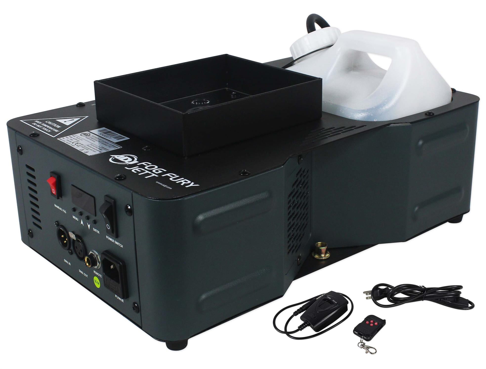 American DJ Fog Fury Jett Vertical Fog Machine +Wireless Remote+Par Light+Cable