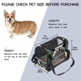 thumbnail image 3 of Koala Modern Sherpa Pet Carrier Bag with 900D Oxford Cloth Material, Nylon Webbing Base, 17x10x11.8 in Size - Ideal for Small Pets - Travel-Friendly, 3 of 7