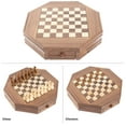 thumbnail image 4 of Trademark Games Octagonal Chess and Checkers Set, 4 of 11