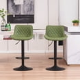 thumbnail image 5 of Kidol & Shellder Bar Stools Set of 2 Soft Adjustable Swivel Counter Stools,Bean Green, 5 of 8