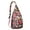 Pink, variant on Vintage Retro Sling Backpack – Fashionable Crossbody Bag for Outdoor Adventures, Abstract Geometric Design Daypack