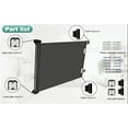 thumbnail image 2 of stusgo Retractable Baby Gate 33"x71"（1.8m）- Retractable Dog Gate (Black), 2 of 6