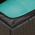thumbnail image 6 of vidaXL 11 Piece Patio Sofa Set with Cushions Black Poly Rattan, 6 of 6