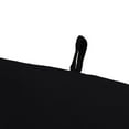 thumbnail image 5 of Jordan Manufacturing Sunbrella 44" x 22" Canvas Black Solid Rectangular Outdoor Chair Cushion with Ties and Hanger Loop, 5 of 12