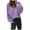 Purple, variant on Fesfesfes Women Sweaters V-neck Loose Pullover Tops Solid Color Long Sleeves Knit Sweater Tops Plus Size $10