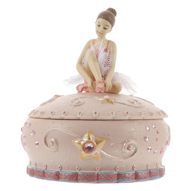 MasteelfCA Boîte à Musique Ballet Femme Boîte à Bijoux Musicale Boîte de Rangement pour Souvenirs de Fille