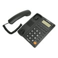 thumbnail image 4 of Teléfono de Escritorio, Pantalla de Identificación de Llamadas de Teléfono Con Cable de Doble Interfaz para El Hogar, 4 of 7