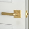 thumbnail image 4 of Viaggio Qadmlnbll_Prv_238_Rh Motivo Right Handed Solid Brass Privacy Door Lever Set -, 4 of 7