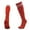Red, variant on QUOTAY Performance Men's Athletic Striped Crew Socks for Football Baseball and Sports High Cushion Support Red,One Size