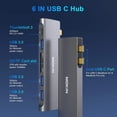 thumbnail image 2 of Adaptador USB C MoKin para MacBook Pro/Air M1 M2 con 3 USB 3.0, 2 of 7