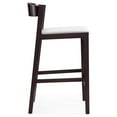 thumbnail image 4 of Manhattan Comfort Klismos 26.5" Faux Leather Counter Stool in Ivory (Set of 3), 4 of 6