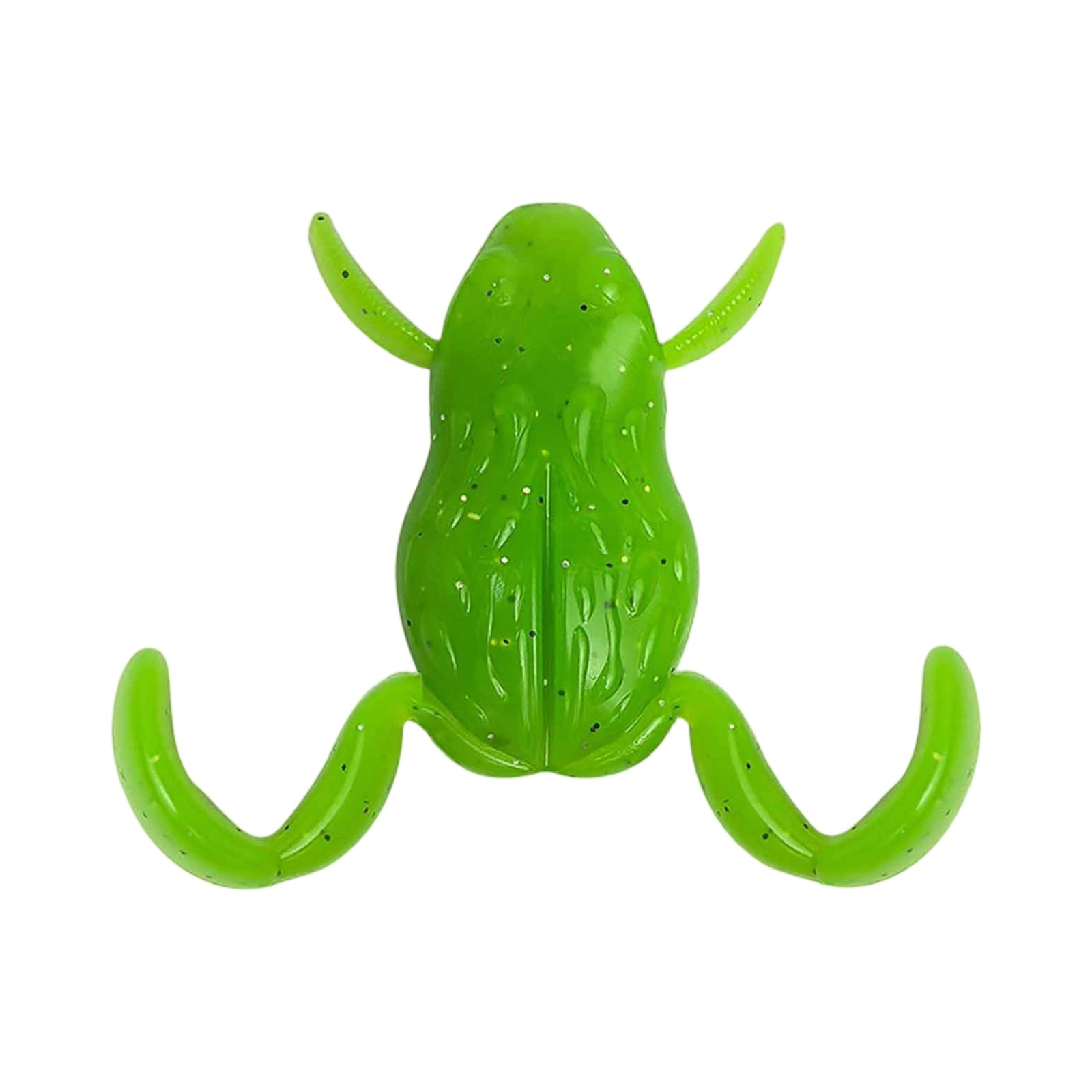 Floating Frog Legs Topwater Fishing Lure Bionic Shape Surface Bait for Freshwater Outdoor Angling Use for Bass Snakehead S Green