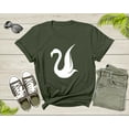 thumbnail image 6 of White Bird Flamingo Beautiful Wildlife Nature Animal Bird T-Shirt Flamingo Bird Lover Gift T Shirt for Men Women Girls Boys Teens Tshirt, 6 of 8