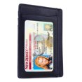 thumbnail image 4 of Front Pocket Slim Minimalist Leather Wallet RFID Blocking Genuine Leather Credit Card Holder, 4 of 6