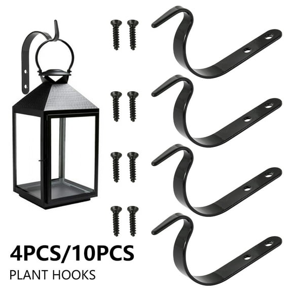 Harupink 4pcs Hanging Hook For Plant Colth Wall Mouth Indoor Outdoor Garden Plant Hanger Wall Bracket