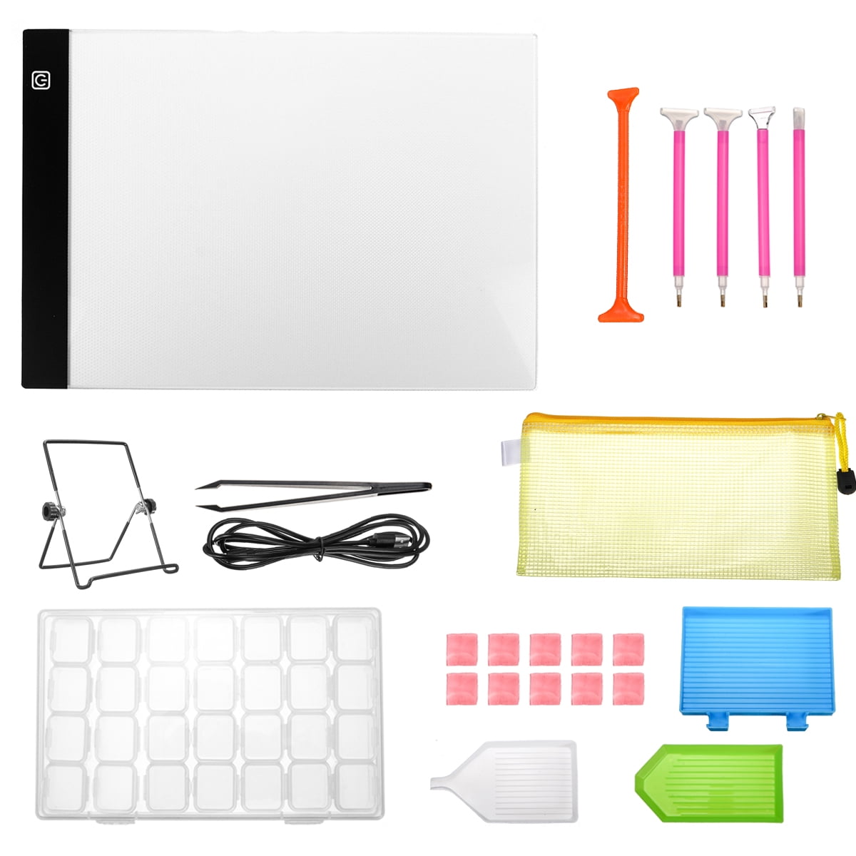Diamond Painting A4 LED Light Pad Kit - Diamond Art Light Board with