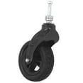 thumbnail image 1 of Pneu de Fauteuil Roulant, Pneu de Roulette avant Absorbant les Chocs Pneu PVC 6 Po Supportant 120KG Résistant à l'Usure Antidérapant Opération Économique pour Chariots d'Épicerie, 1 of 7