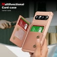 thumbnail image 7 of Allytechgroup Slim Fit Google Pixel 9 / 9 Pro Case, Protective PU Leather Wallet Cover with Card Holder RFID Blocking Back Case Cover for Google Pixel 9 / 9 Pro,Rosegold, 7 of 7
